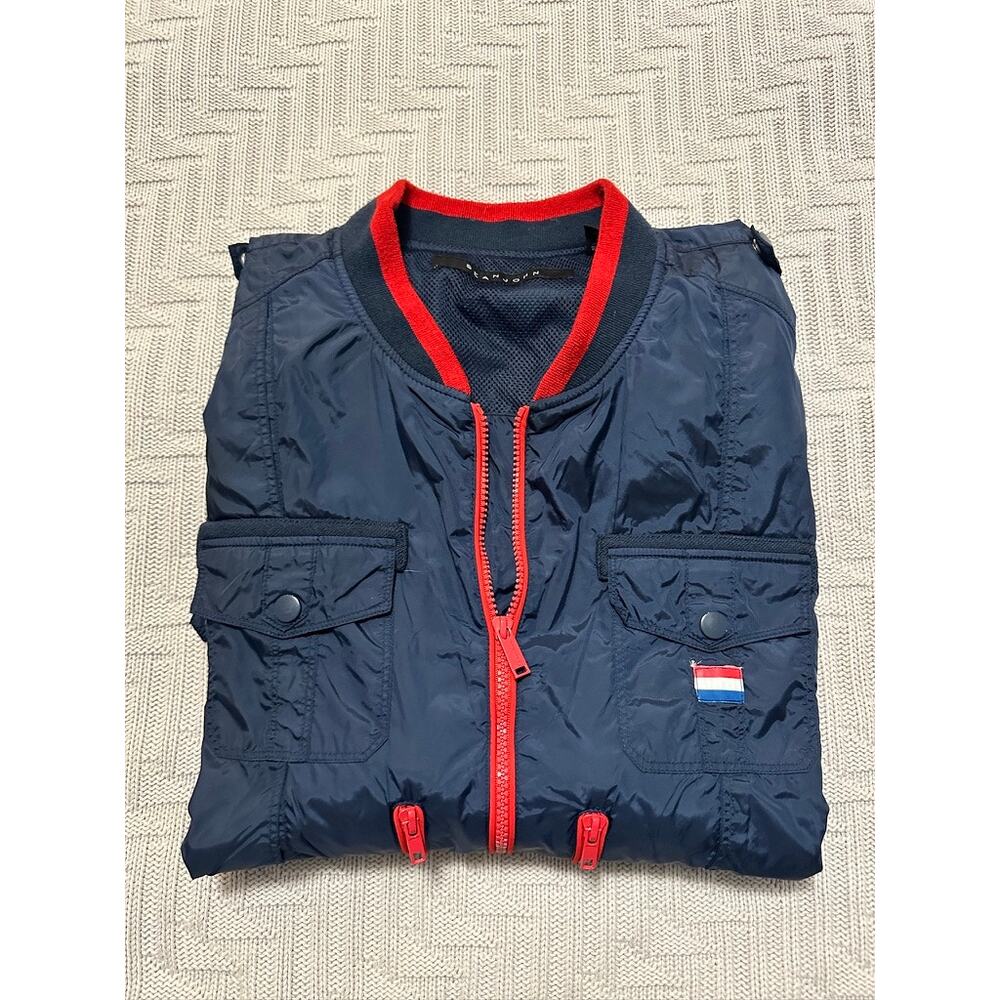 Vintage Y2k Sean John Navy Windbreaker Vest Size Xl